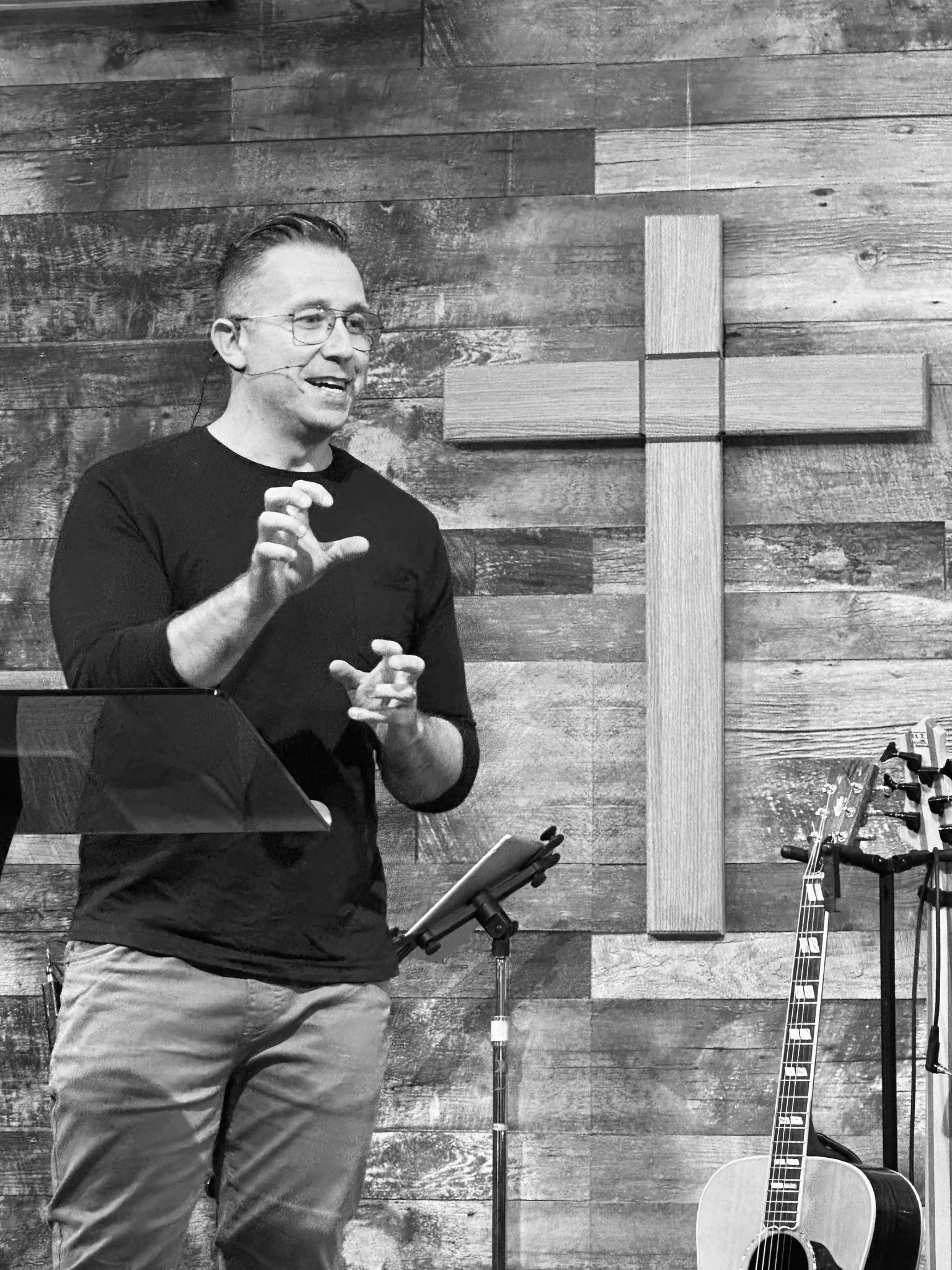 Pasteur prêchant la Parole